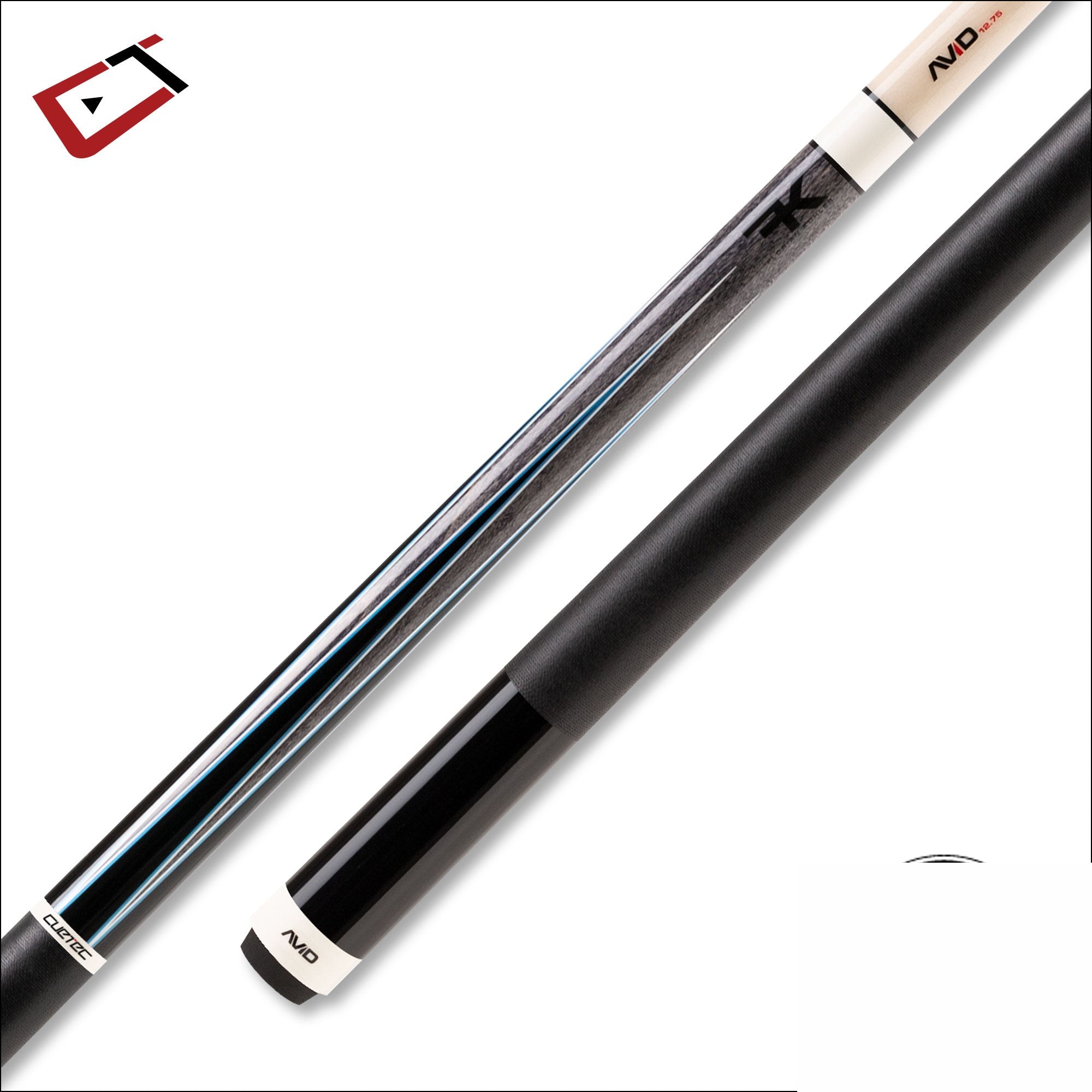 Cuetec AVID Era Sneaky Pete Florian Kohler 6 Point Grey with Linen Wrap Pool Cue