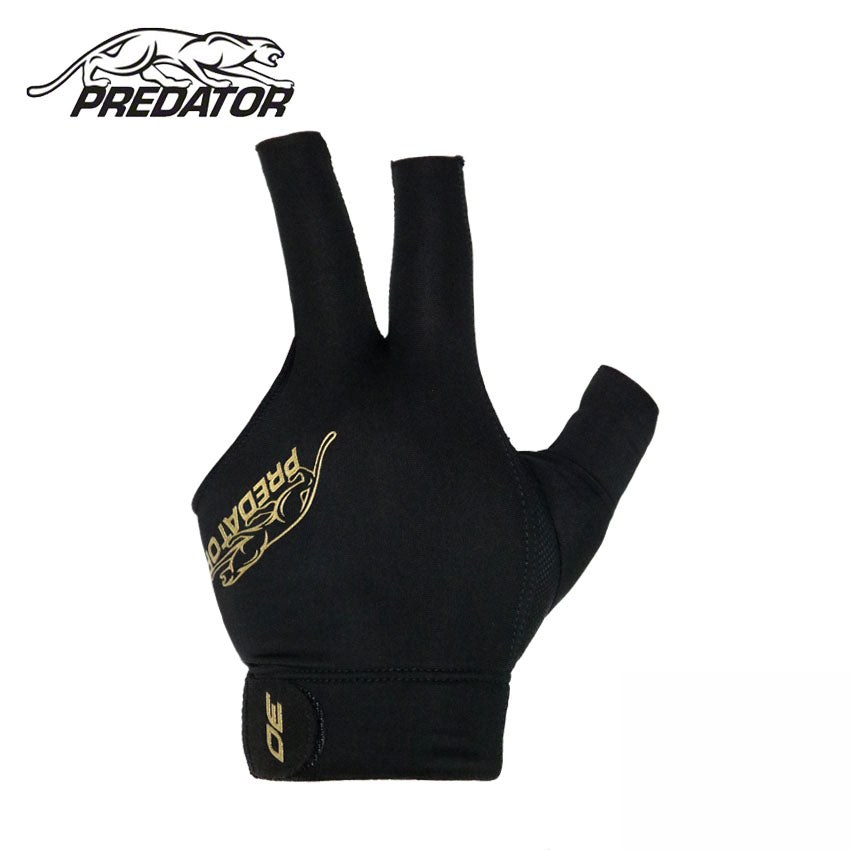Predator 30th Anniversary Edition Black and Gold Second Skin Pool Cue Glove