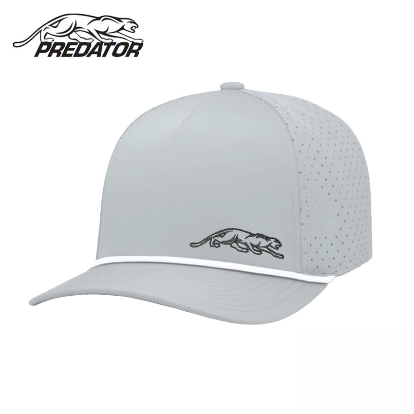 Predator Light Gray Laser Vent Adjustable Hat