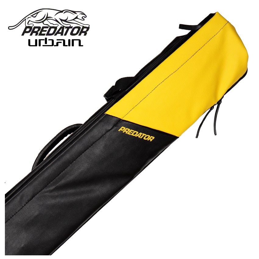 Predator Urbain Black/Yellow Top Zip 3x5 Hard Pool Cue Case - PREU3X5BLKYELH
